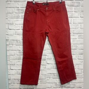 Levi’s 505 Straight Leg Burnt Orange Pants 12M
